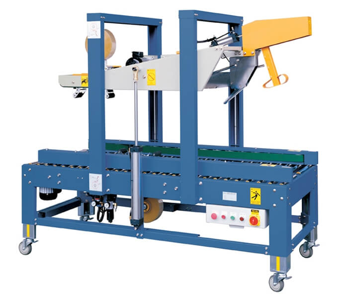 CHS-6605A  Random Automatic Flaps Folding Case Sealer | Top & Side Belt Drive